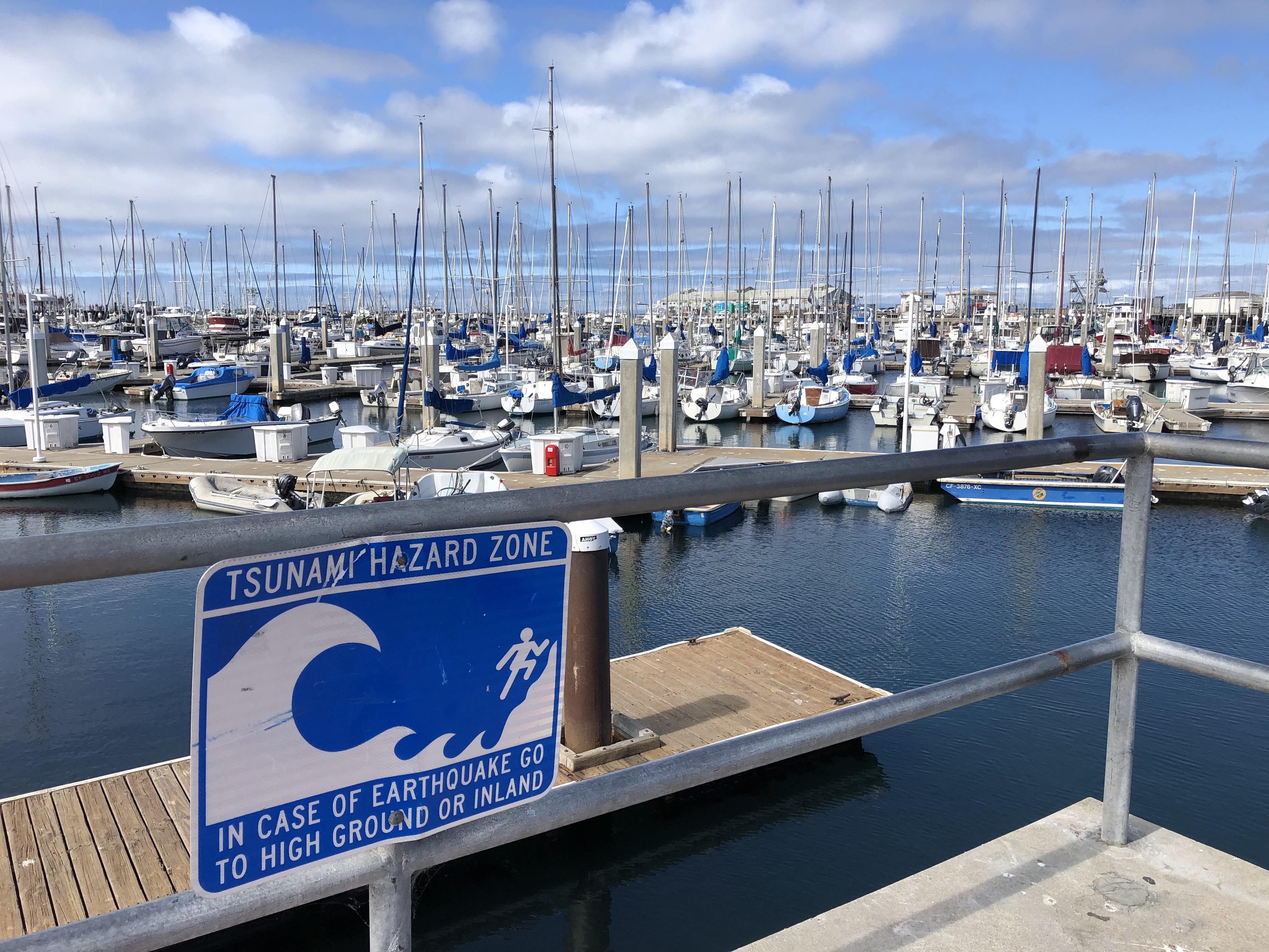 Tsunami Hazard Zone in Monterey