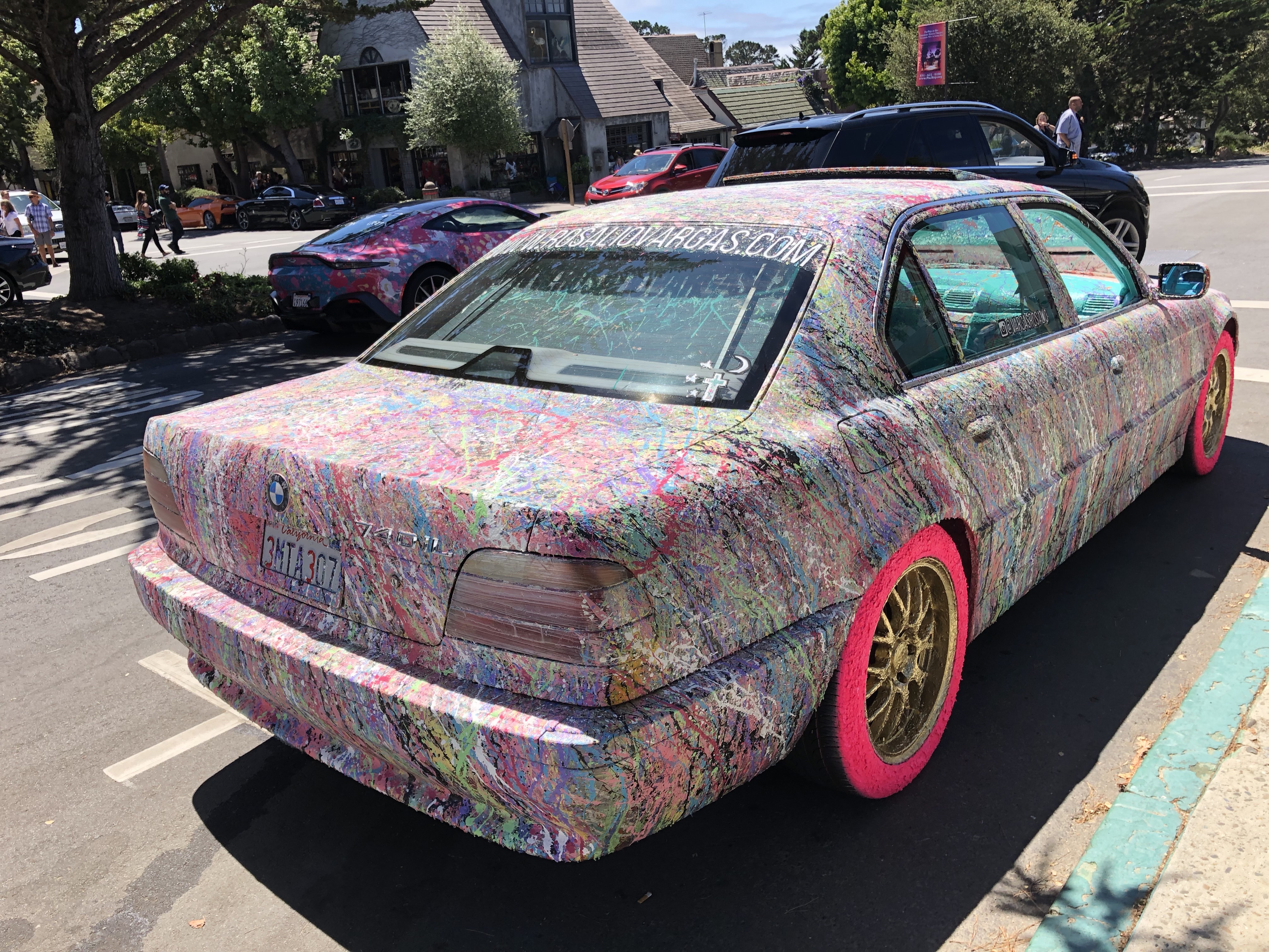 The most disgustingly-decorated BMW I've ever seen