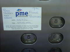 Lift button on order