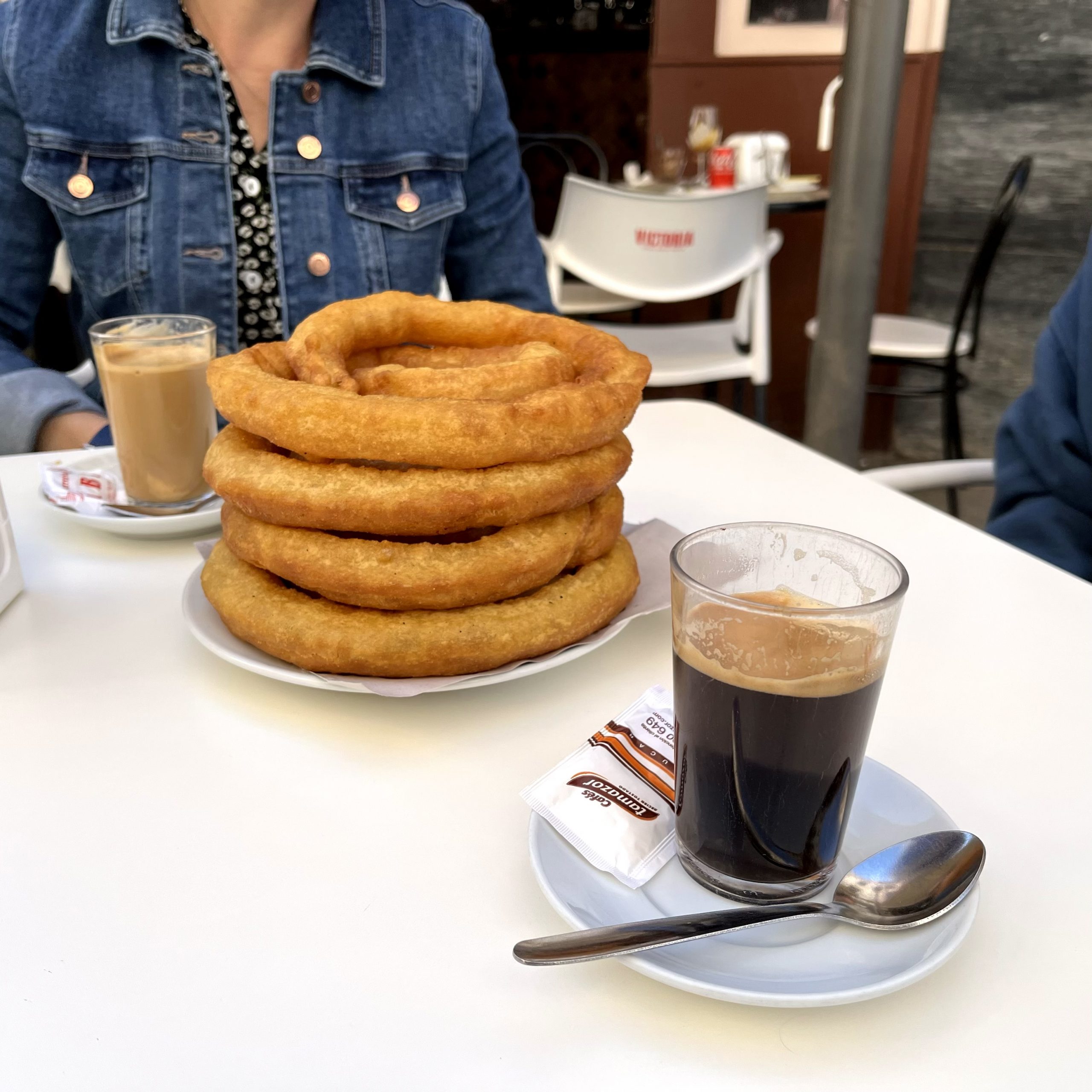 Churros and coffee