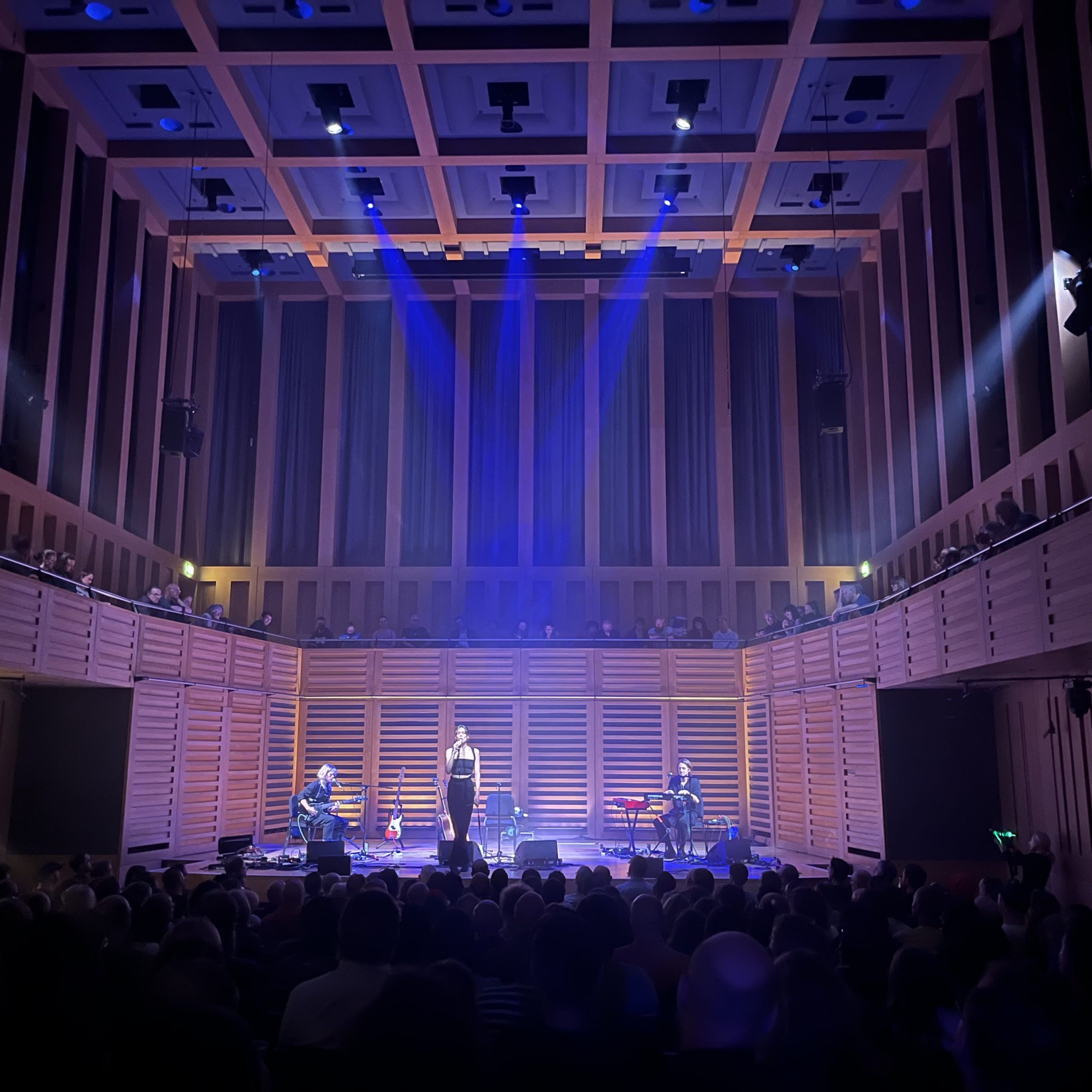 The beautiful Kings Place in London on Wednesday night