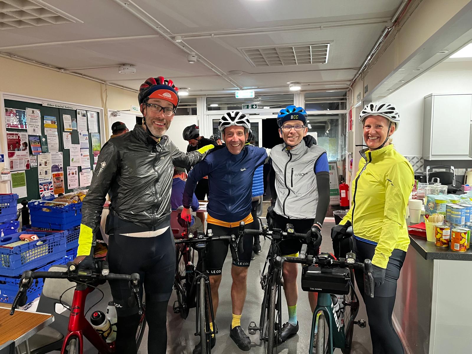 All done, ready to head back into the night for the hour ride home.