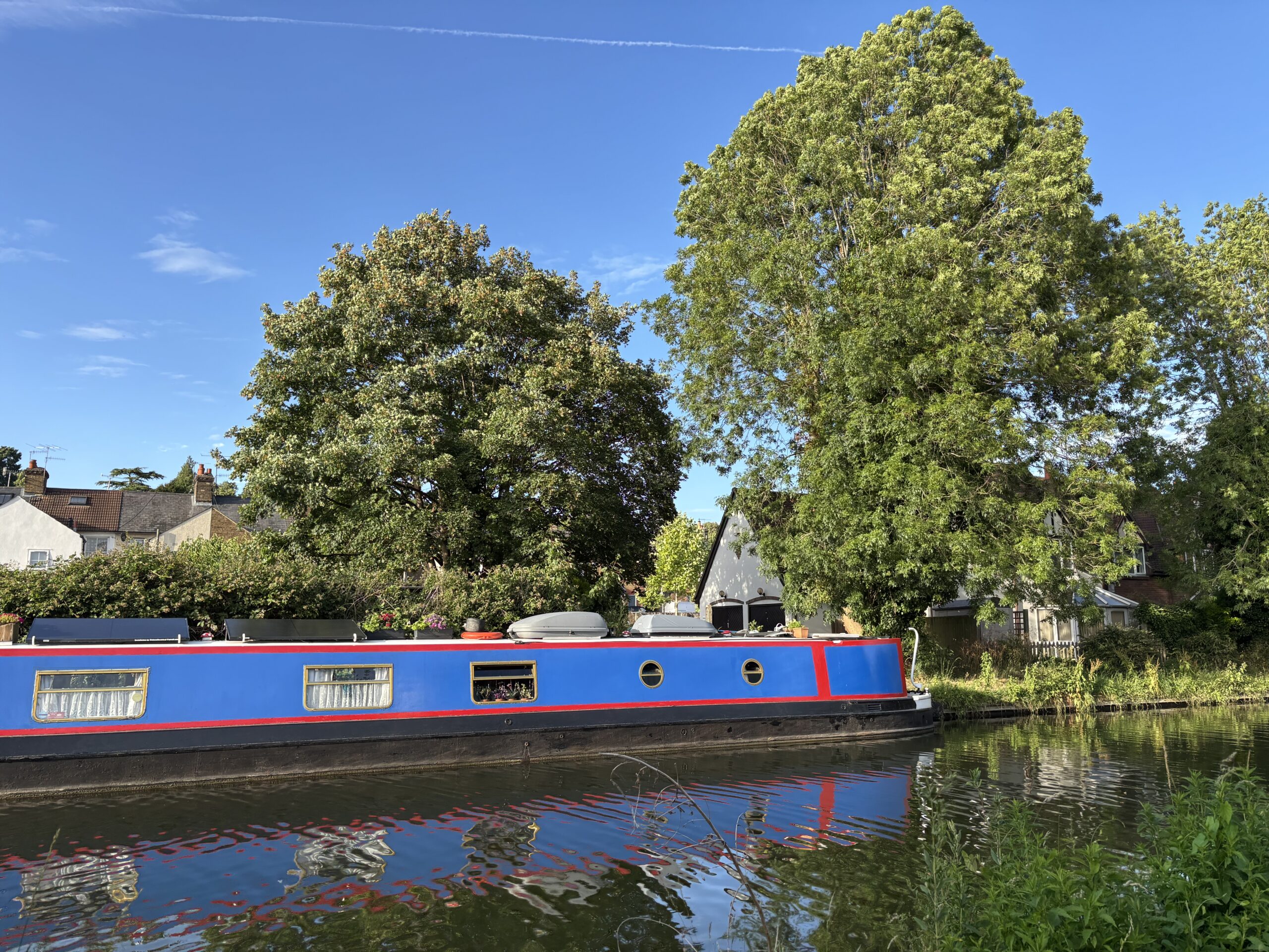 View from the beer garden at The Bull in Berkhamsted