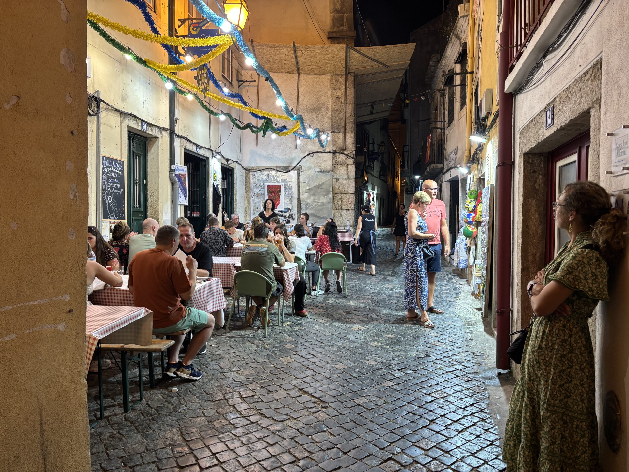 Watching and listening to the Fado players