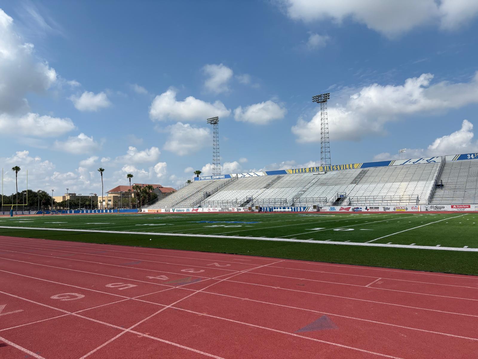Javelina Stadium at Texas A&M University–Kingsville. Photo: Katie Doran