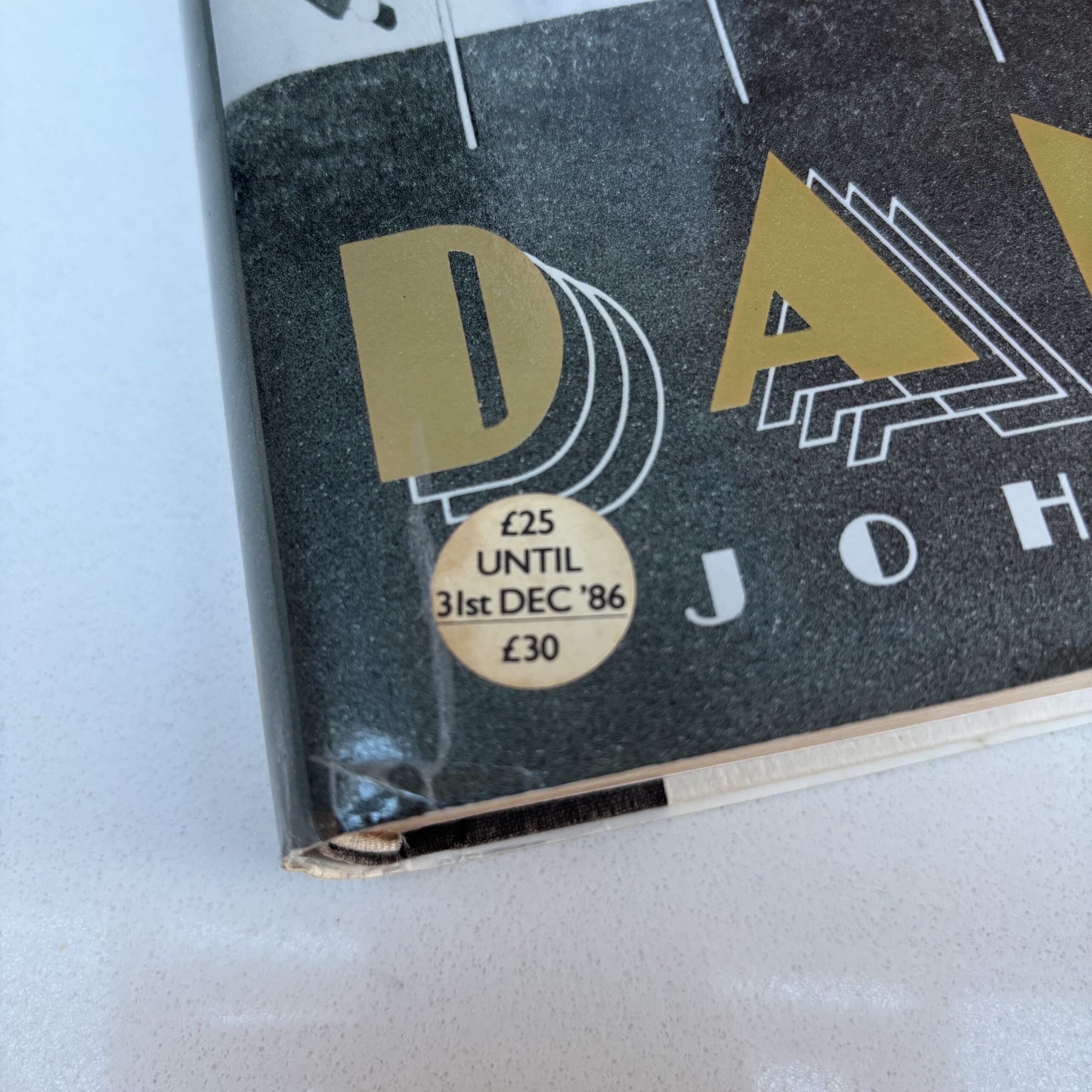 A sticker on my copy of ‘Astaire Dancing: The Musical Films’ by John Mueller. The Bank of England inflation calculator tells me that £25 in 1986 would be £75 today. That’s one expensive book.