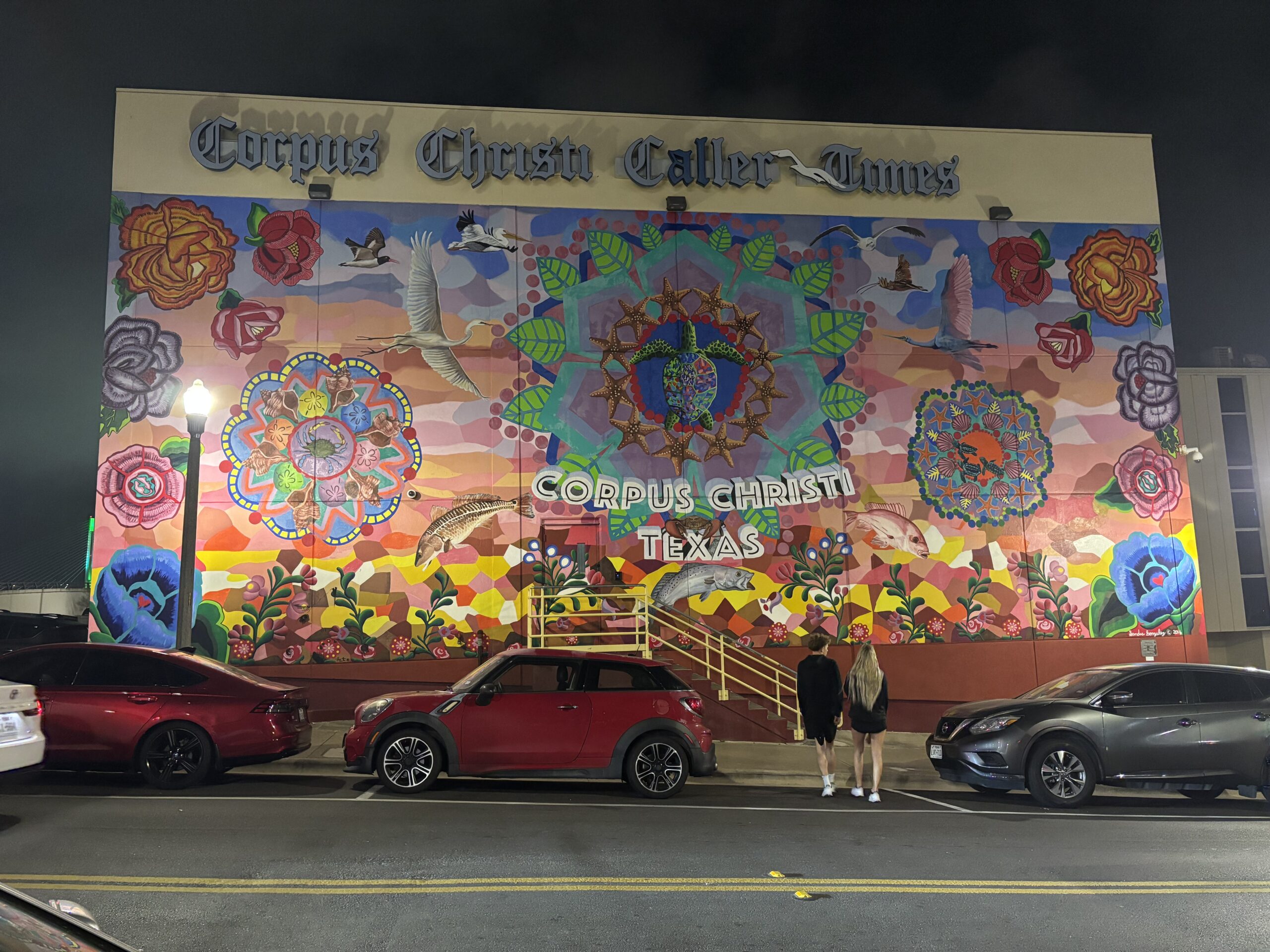 Downtown Corpus Christi, Texas, for the monthly ArtWalk event.