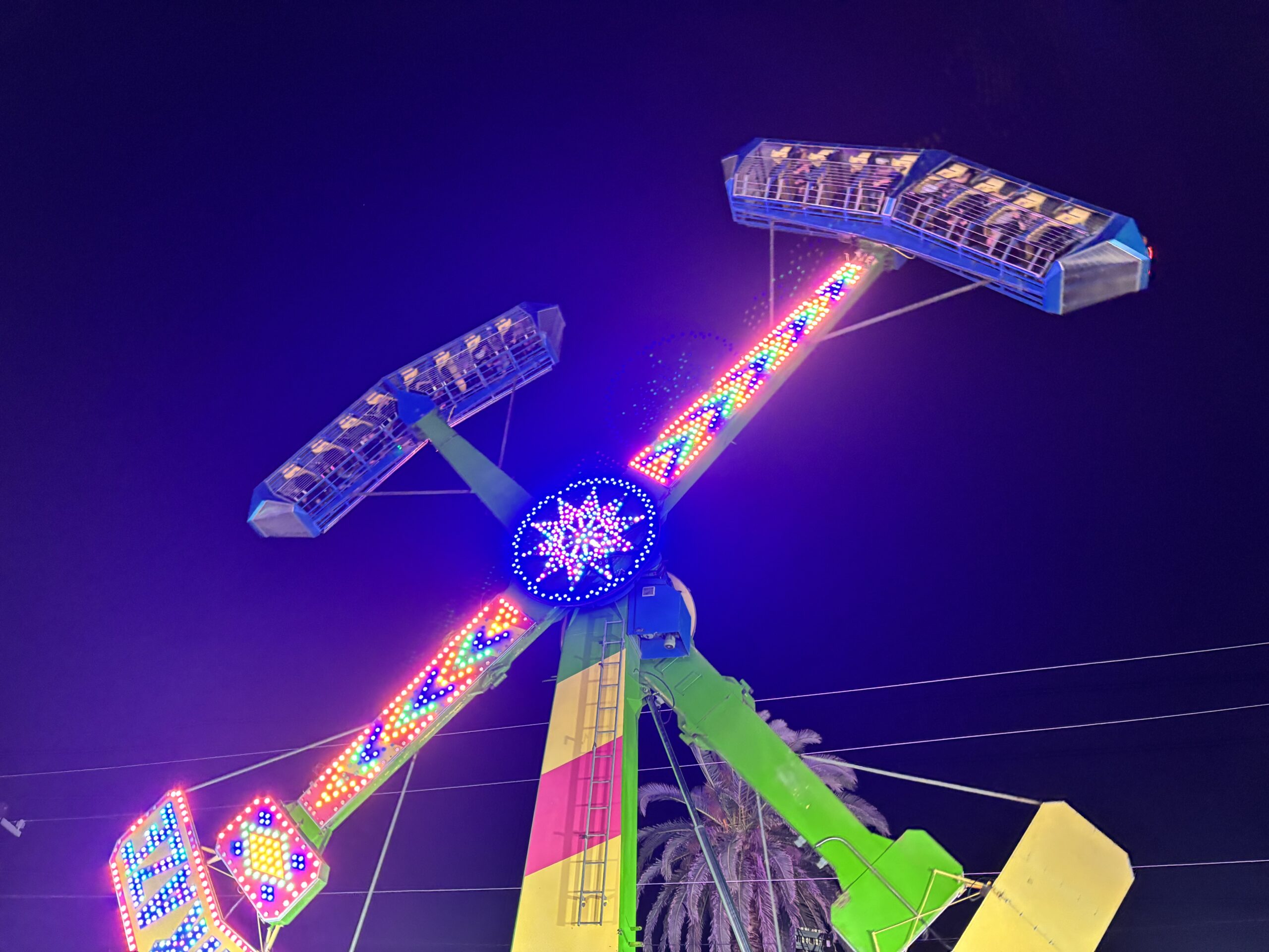 Funfair at Fulton Beach Park, Texas.