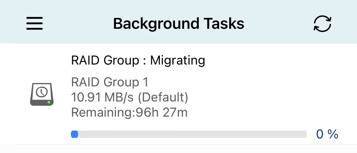 There were some wild swings in this number as the speed varied, but 96h turned out to be about right.
