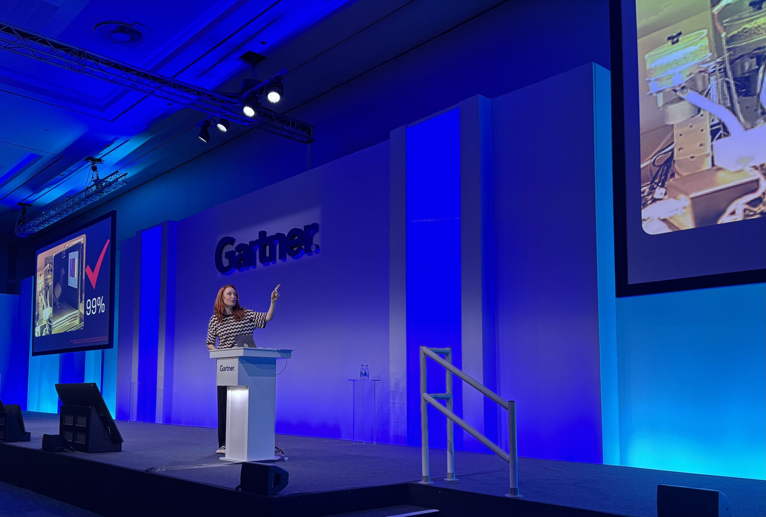 Hannah Fry giving her keynote on day two of the Gartner CIO Leadership Forum.