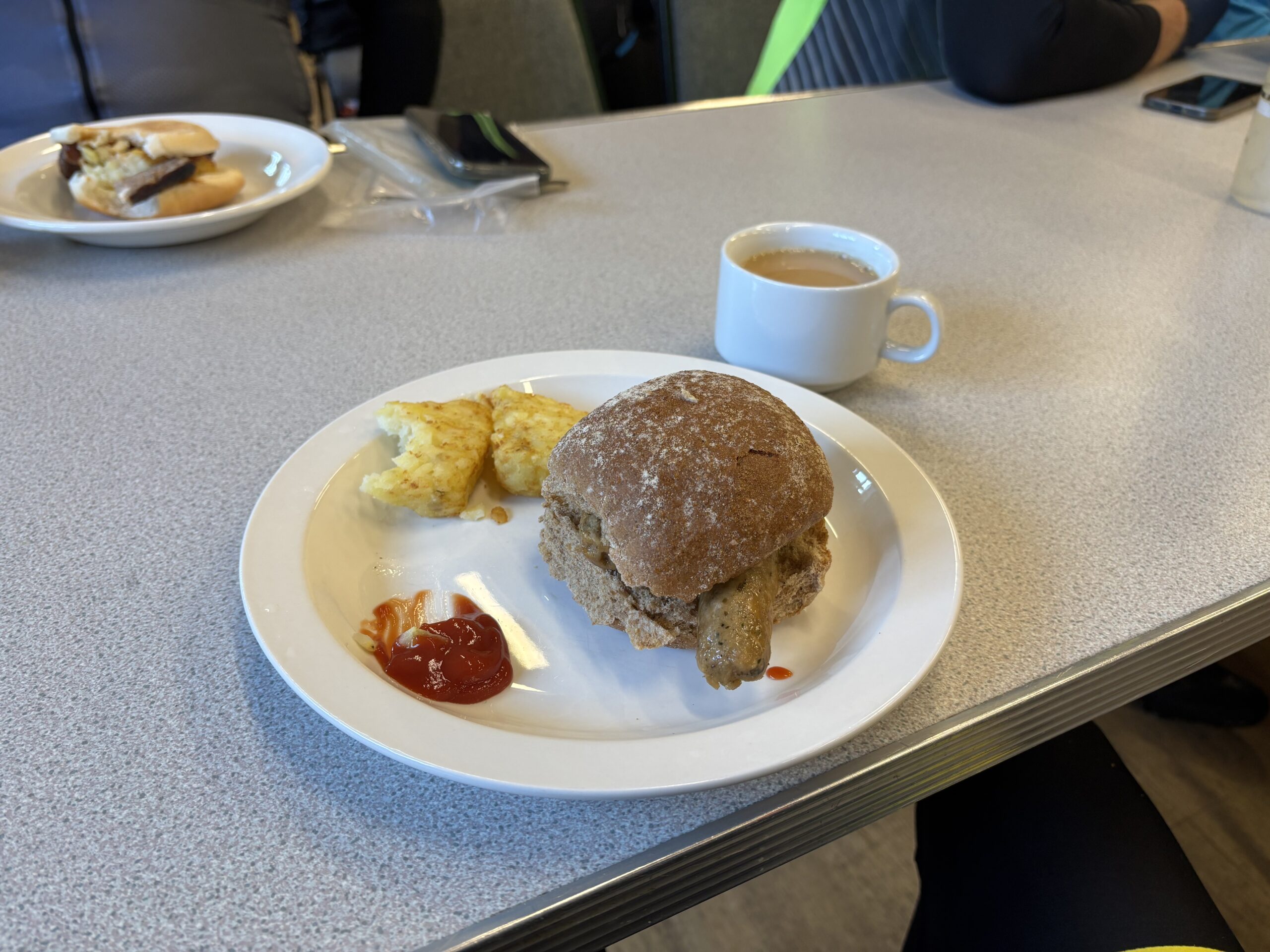 Third breakfast.